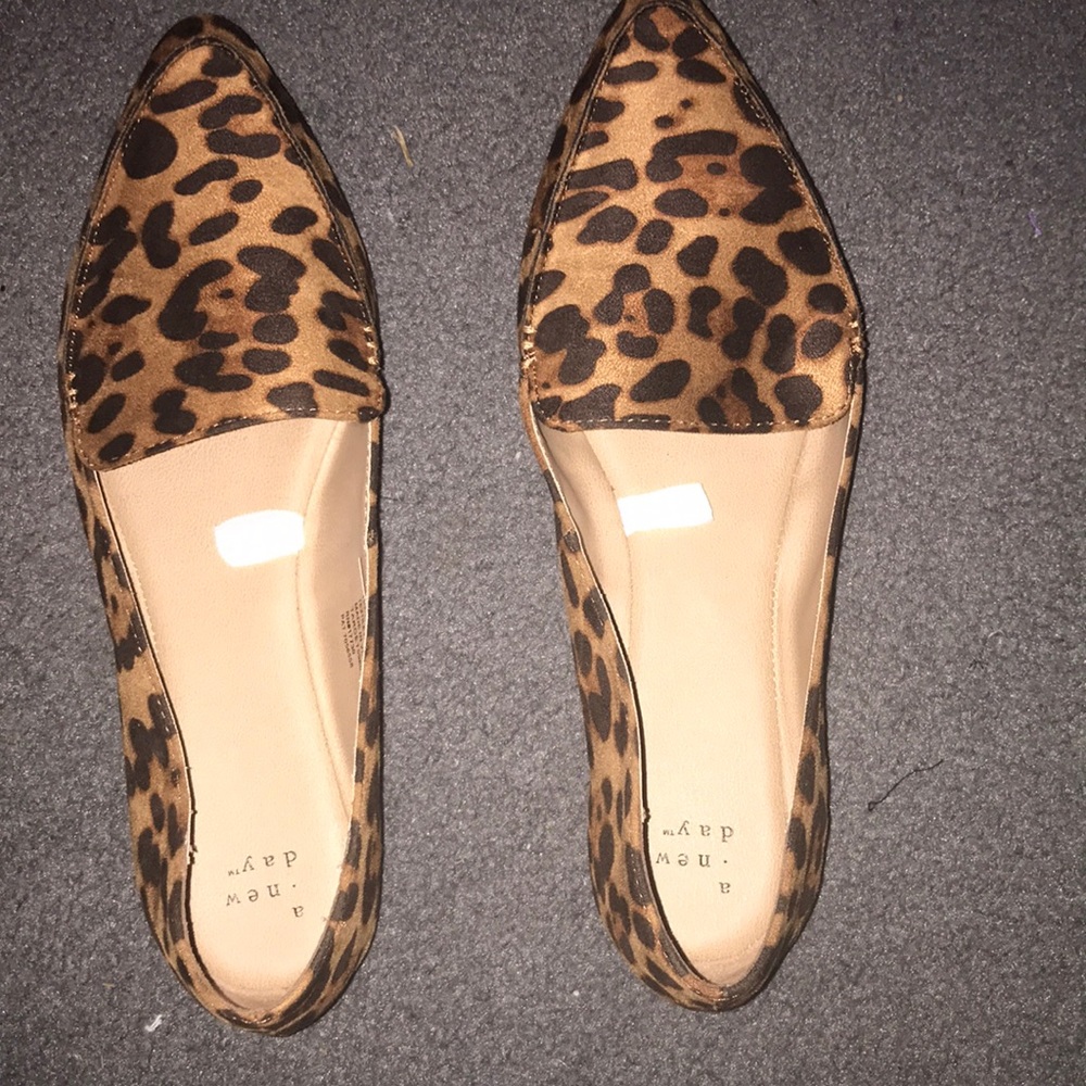 Cheetah print flats
